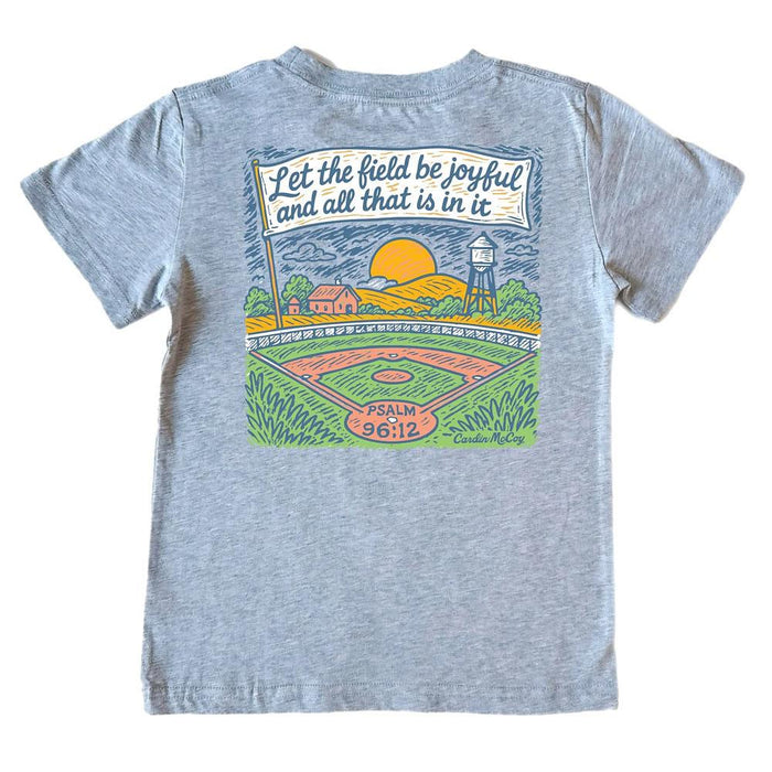 Boy's Joyful Baseball Short Sleeve Tee Shirt
