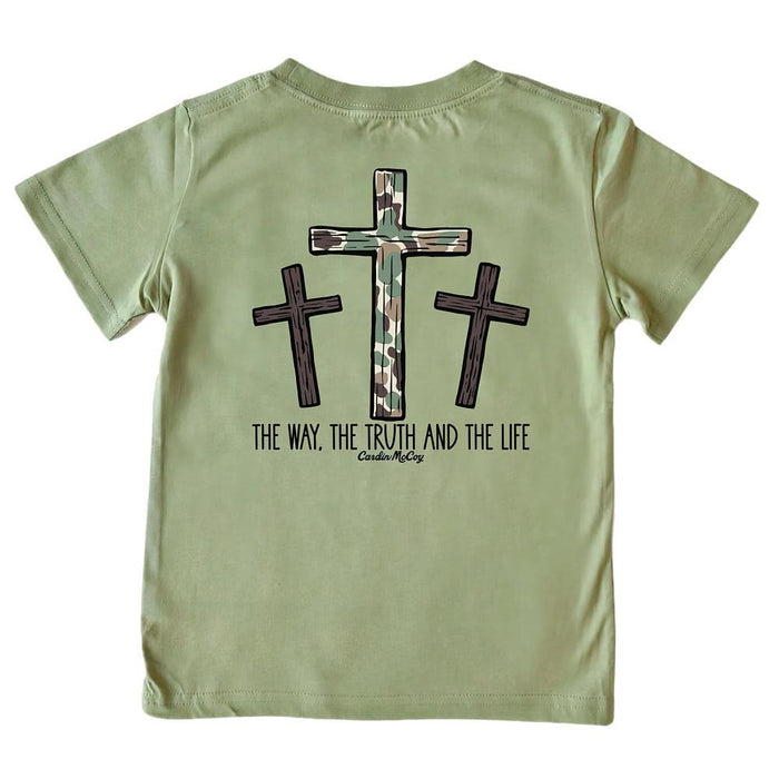 Boy's Light Olive The Truth Short Sleeve Tee Shirt