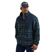 Men's Hay Away Sherpa Dark Forest Print Pullover