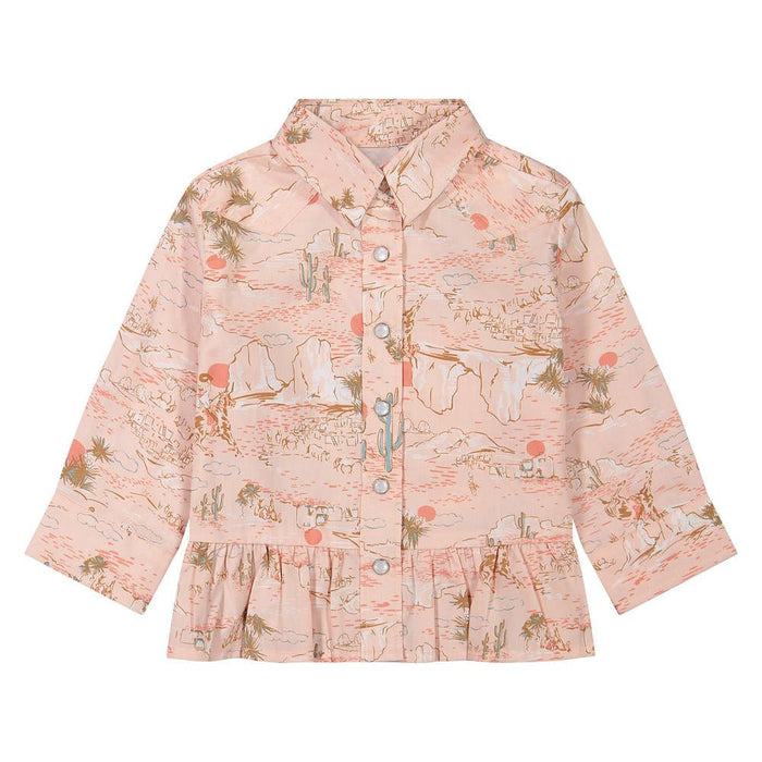 Infant Pink Snap Shirt