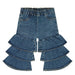 Infant Denim Tiered Flare Pants