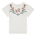 Girl's White Horse Tee Shirt