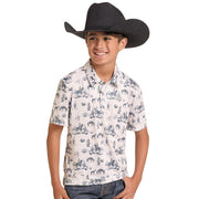 Boy's Natural Landscape Polo