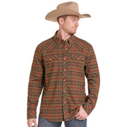 Men's Olive Flannel