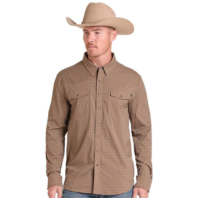 Men's Camel Tek Western Shirt