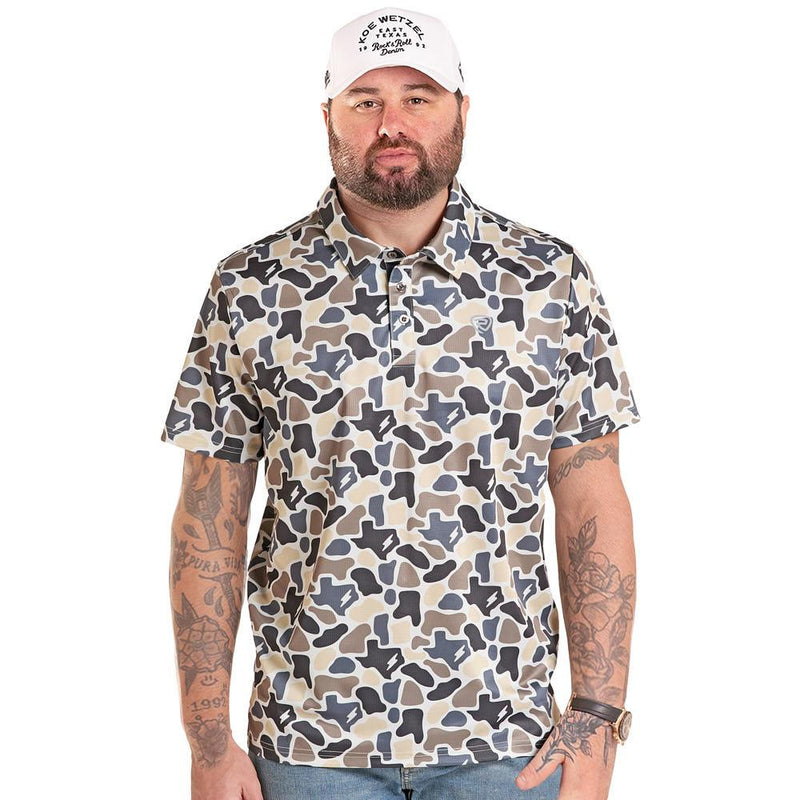Koe Wetzel Camo Polo