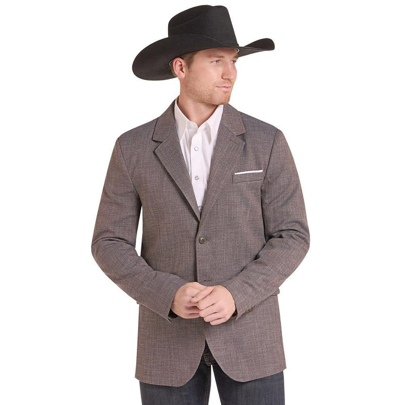 Men's Dark Brown Iridescent Sports Coat