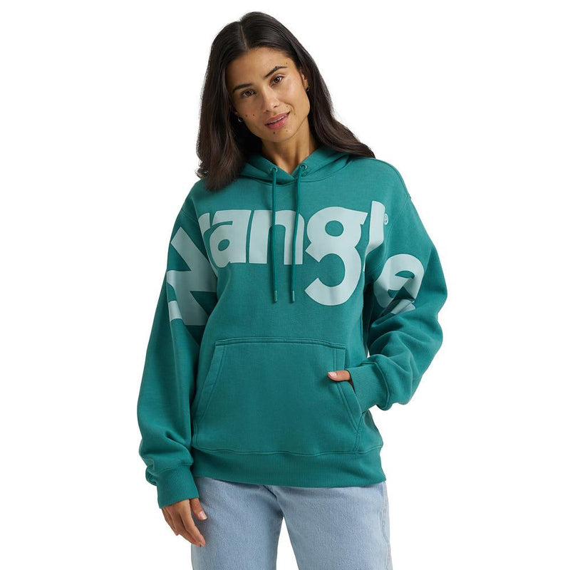 Women's Retro Vintage Turquoise Hoodie