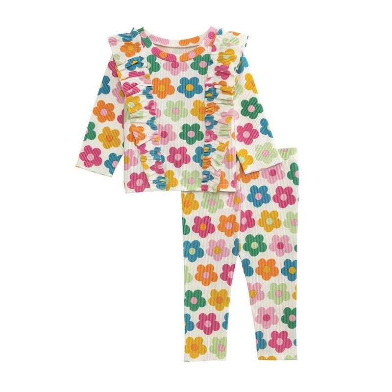 Girl's Floral Two-Piece Set