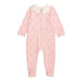 Girl's Pink Bow Scallop Sleeper