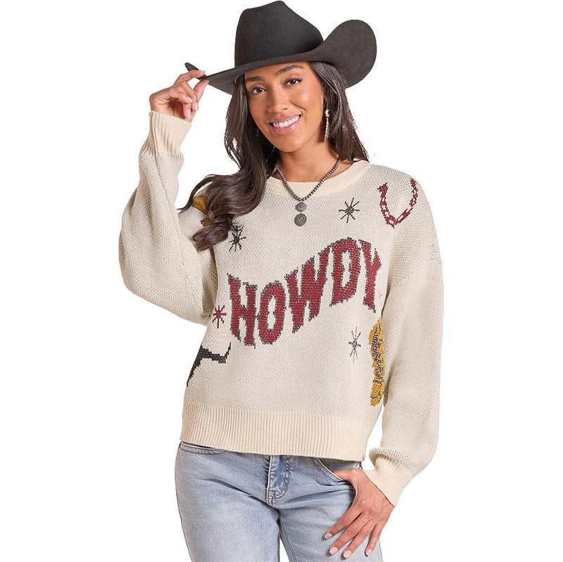 Women's Natural Howdy Sweater