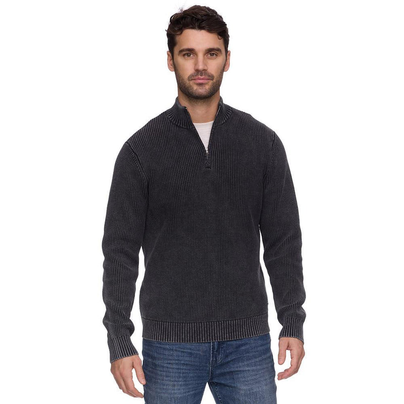 Men's Charcoal Alamosa 1/4 Zip Sweater