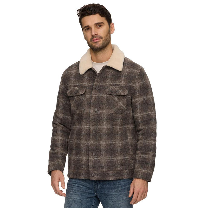 Men's BrownCream Brookwood Sherpa Jacket