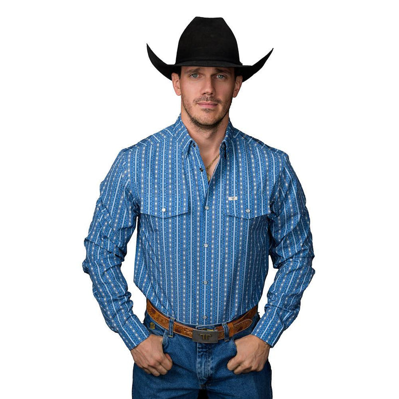The Walker Blue Long Sleeve Shirt