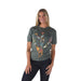 Women's Stone Grey Wild West Cactus Tee Shirt