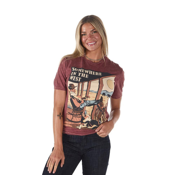 Women's Vintage Somewhere In The West Tee Shirt