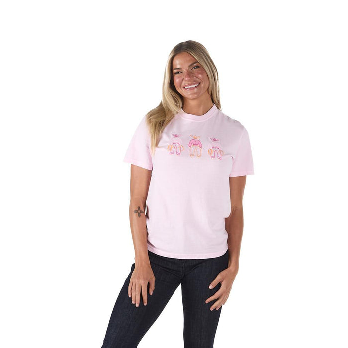 Women's Light Pink Fancy Pants Tee Shirt