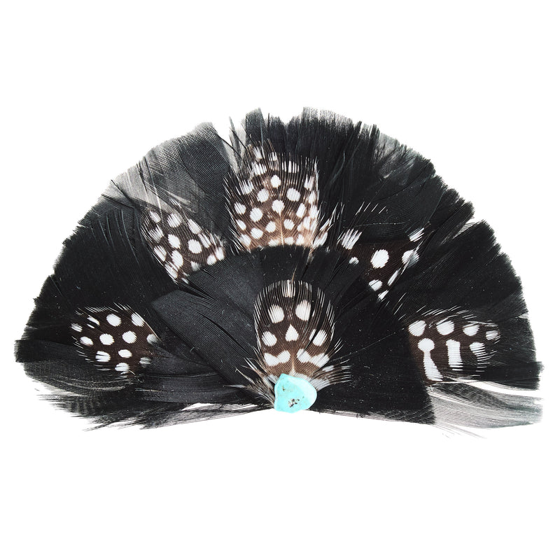 Black Feather Hat Crest
