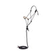 Black Tracer Tan Paracord Noseband Rope Halter with Attached 10ft Lead
