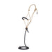 Solid Tan Black Paracord Noseband Rope Halter with Attached 10ft Lead