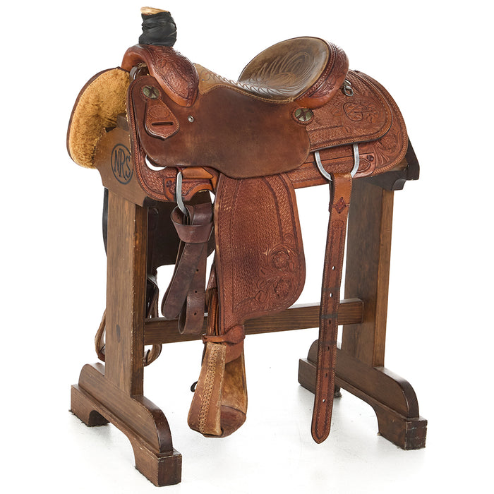 Used 14.5in 7/8 Breed Combo Tooled Team Roper