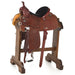 Used 14in Crown C 1/8 Breed Floral Barrel Tooled Saddle