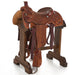 Used 14.5in 1/2 Breed Antique Floral Calf Roper