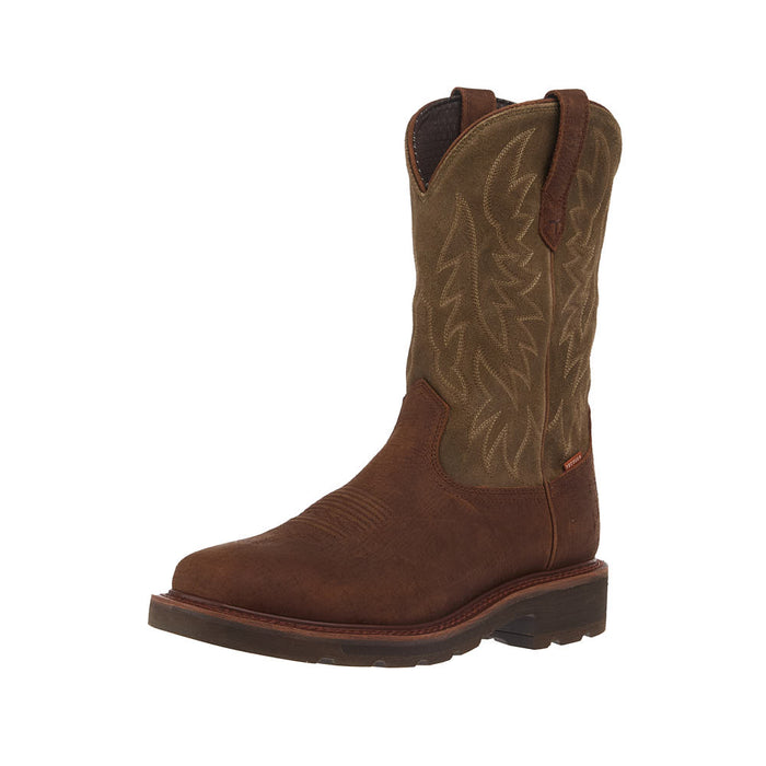 Men's Long Haul 11in Rust Waterproof Square Soft Toe Work Boot