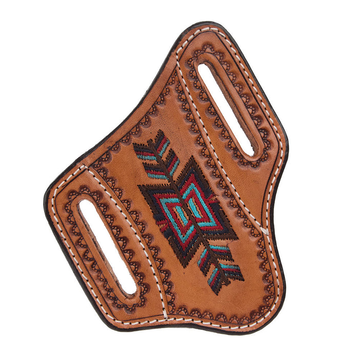 Circle SH Cutlery Embroidered Pancake Sheath
