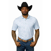 Men's The Carson Blue Snap Polo