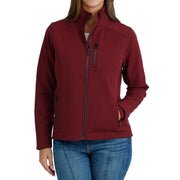 Women's Burgundy Bonded Jacket