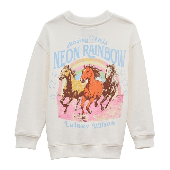 Girl's Lainey Wilson Rainbow Sweatshirt