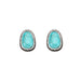 Turquoise Rope Post Earrings