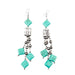 Navajo Pearl Turquoise Tassel Earrings