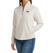Women's Cream 1/4 Zip Pullover