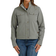 Women's Green Bonded Chore Coat
