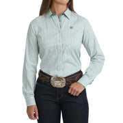 Women's Light Blue Print Shirt