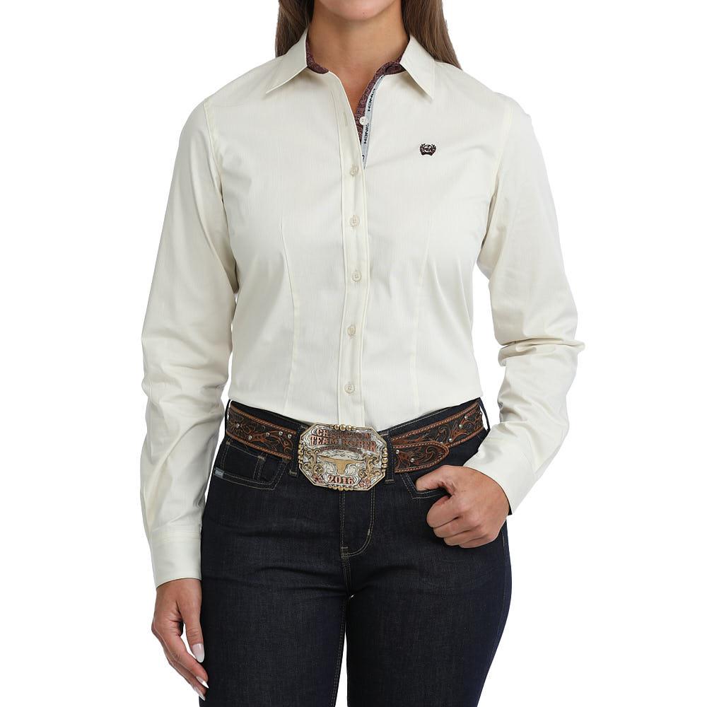 Cinch Women's Cream Stretch Shirt — NRS