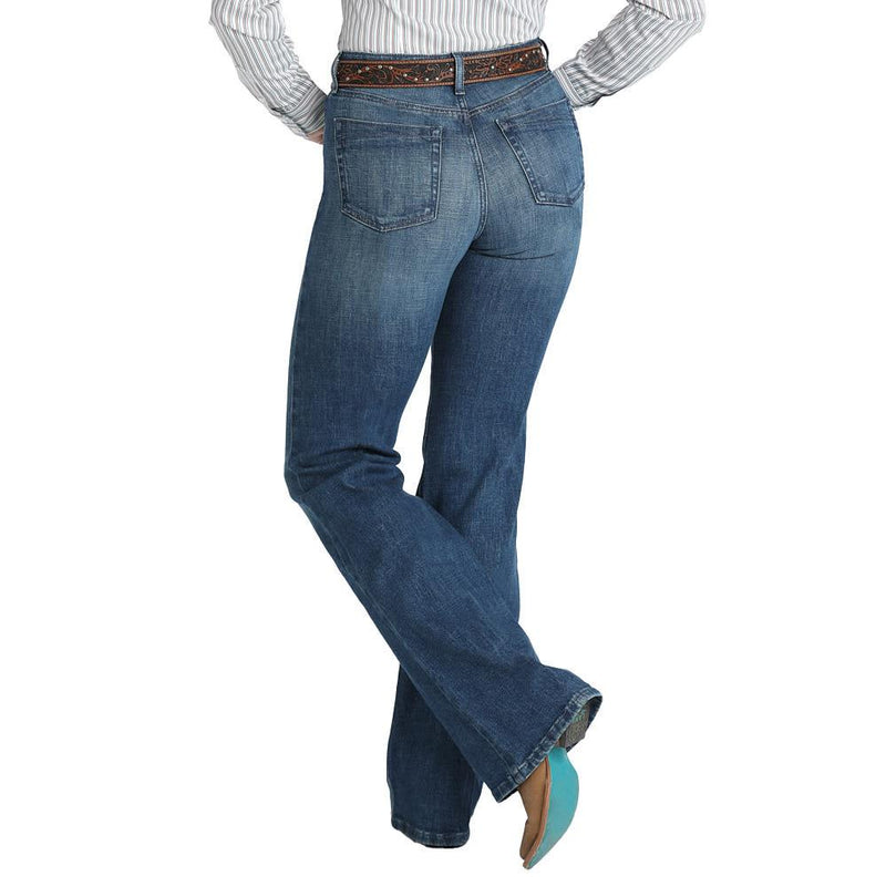 Women's Tatum Medium Wash Trouser