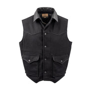 Men's Black Lariat Vest