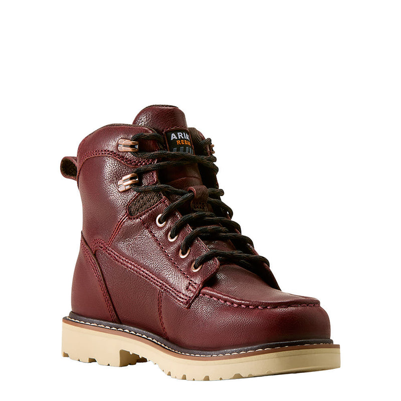 Women's Rebar Lift 6in Cranberry Lace Up Soft Toe Work Boot