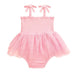 Girl's Pink Tutu Crawler