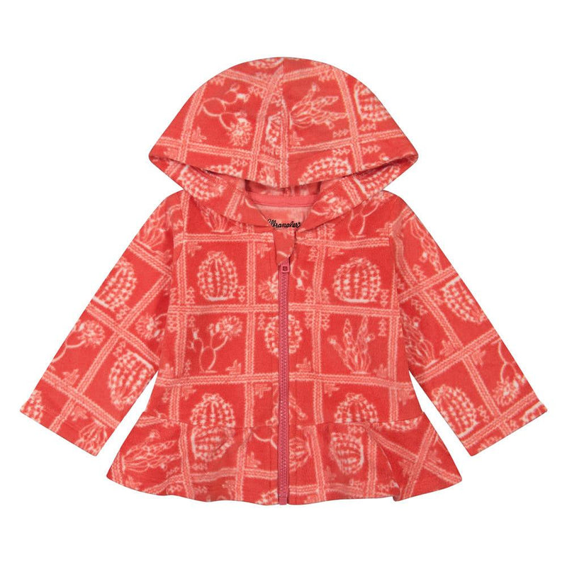 Infant Girl's Pink Fleece Zip Up