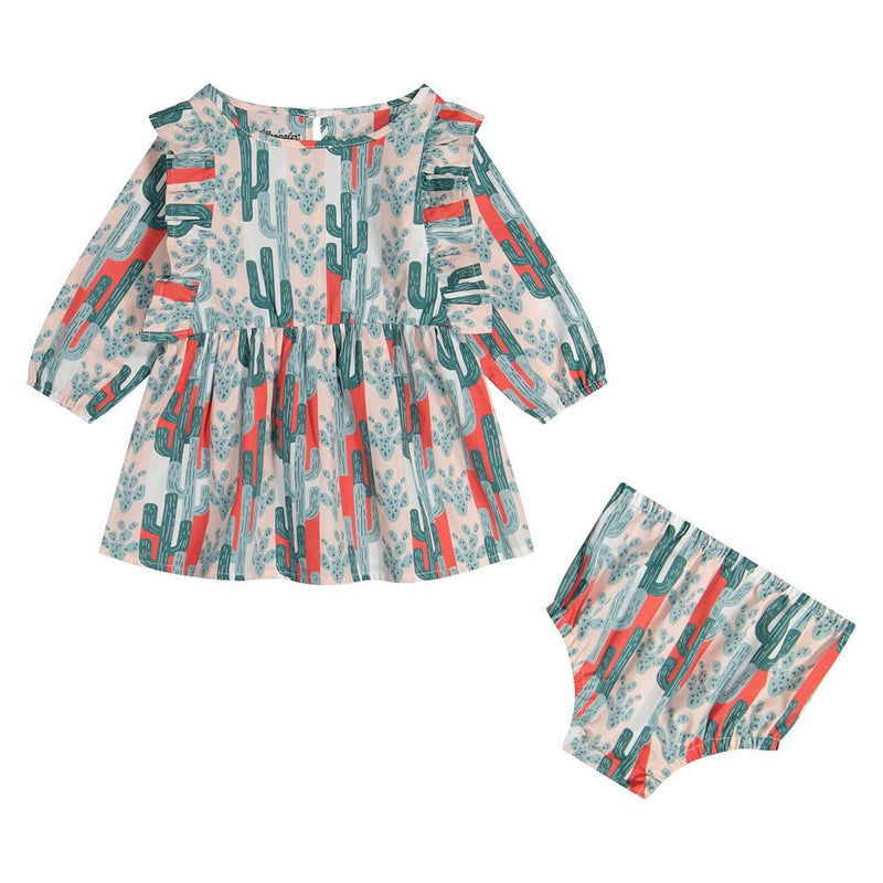 Infant Girl's Pink Cactus Dress