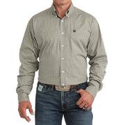Men's Olive Plaid Shirt