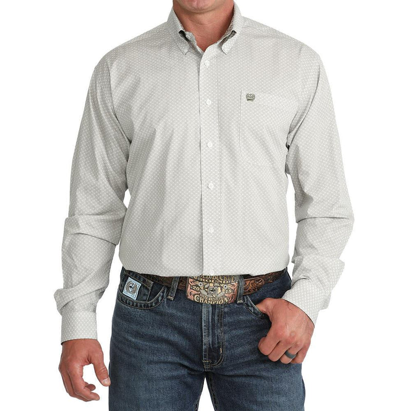 Men's Olive Print Shirt
