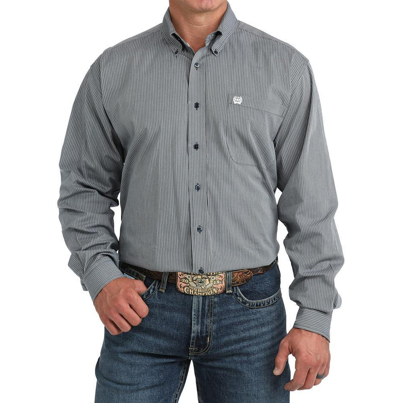 Men's Navy Stripe Shirt