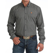 Men's Navy Printed Shirt