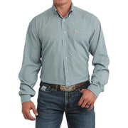Men's Light Blue Print ArenaFlex Shirt