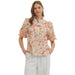 Women's Off White Botanical Top